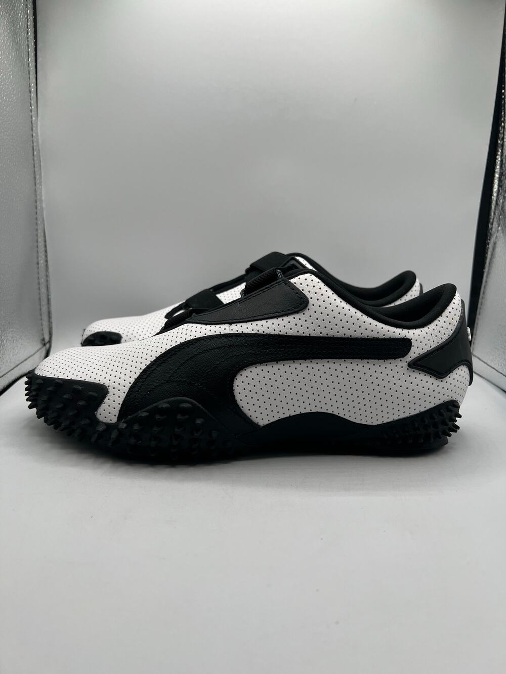Puma Mostro Perforated Leather Pack “White Black” size 8 men’s